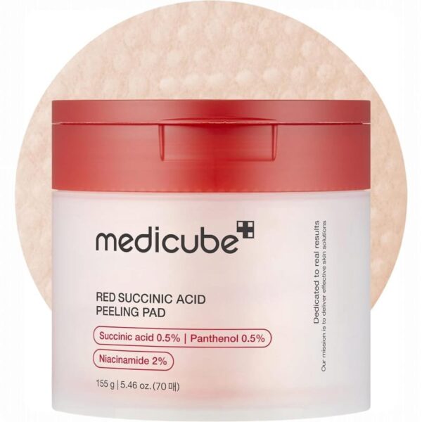 Medicube red succinic acid peeling pads